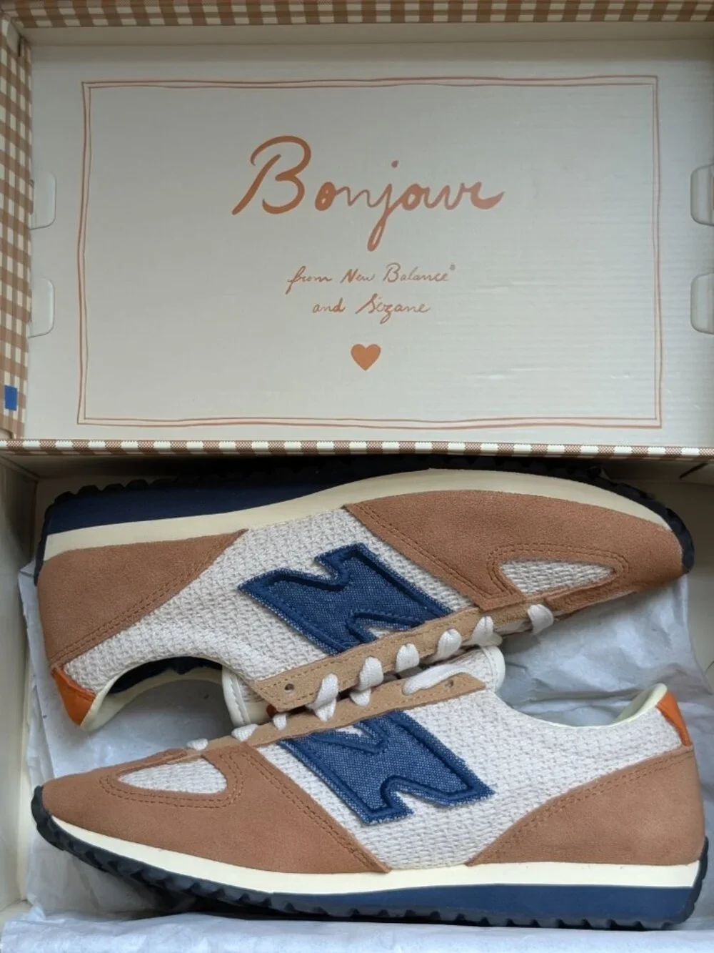 Sézane x New Balance 471 Ecru Brown | NWT | US Men's 6.5 / Women's 8